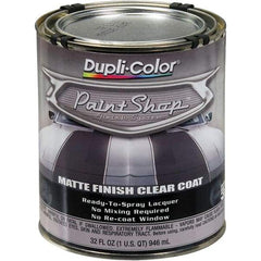 Dupli-Color - Matte Automotive Topcoat - 1 Qt Can - USA Tool & Supply