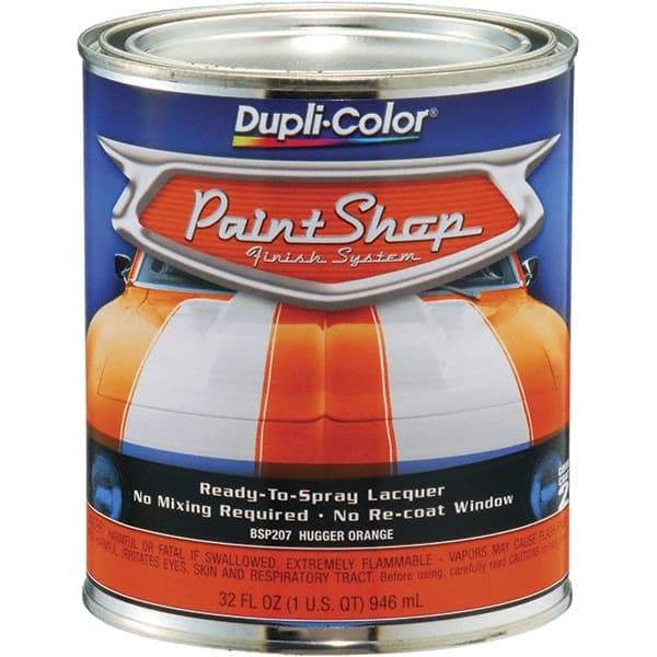 Dupli-Color - Hugger Orange Automotive Topcoat - 1 Qt Can - USA Tool & Supply