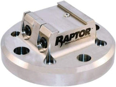 Raptor Workholding - 1-1/2" Jaw Width, 2" High Dovetail Vise - For Use with 4 & 5 Axis Workholding Systems - USA Tool & Supply