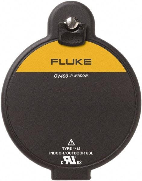Fluke - 4\x94 Diam, Infrared Viewing Window - 9.35" View Area, .16\x94 Thickness, Use with Fluke IR Cameras - USA Tool & Supply