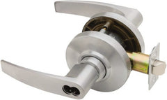 Schlage - Storeroom Lever Lockset for 1-3/8" Thick Doors - Exact Industrial Supply