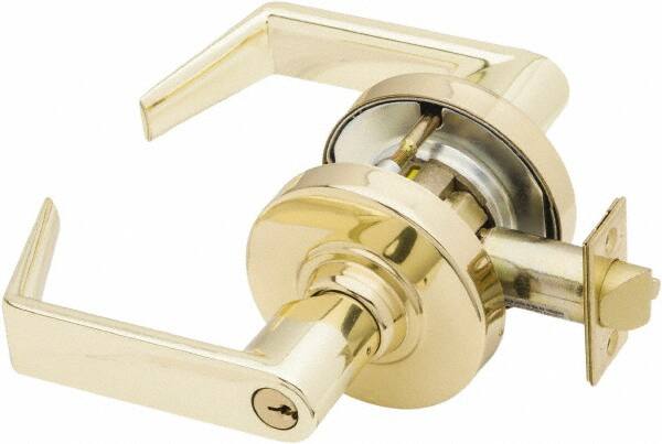 Schlage - Classroom Lever Lockset for 1-3/8" Thick Doors - Exact Industrial Supply