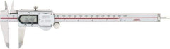 SPI - 0 to 200mm Range, 0.01mm Resolution, IP67 Electronic Caliper - Stainless Steel with 50mm Stainless Steel Jaws, 0.03mm Accuracy - USA Tool & Supply