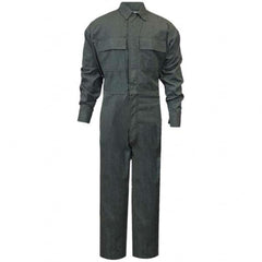 National Safety Apparel - Size 2XL Tall Green HRC 2 Flame Resistant/Retardant Coveralls - Exact Industrial Supply