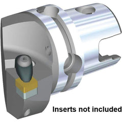Kennametal - Left Hand Cut, Size KM50TS, CN.. 1606.. & CN.. 54 Insert Compatiblity, Internal or External Modular Turning & Profiling Cutting Unit Head - 35mm Ctr to Cutting Edge, 50mm Head Length, Through Coolant, Series Kenclamp - USA Tool & Supply