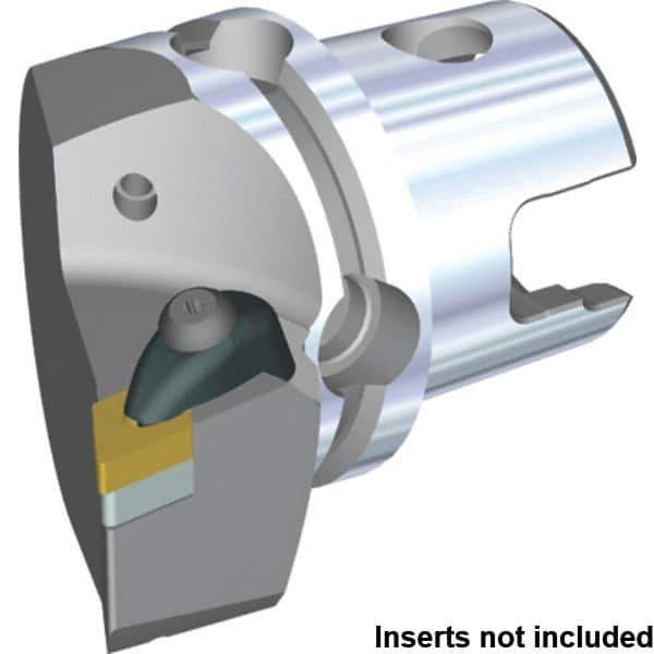 Kennametal - Right Hand Cut, Size KM80TS, DN.. 1506.. & DN.. 442 Insert Compatiblity, External Modular Turning & Profiling Cutting Unit Head - 53mm Ctr to Cutting Edge, 70mm Head Length, Through Coolant, Series Kenclamp - USA Tool & Supply