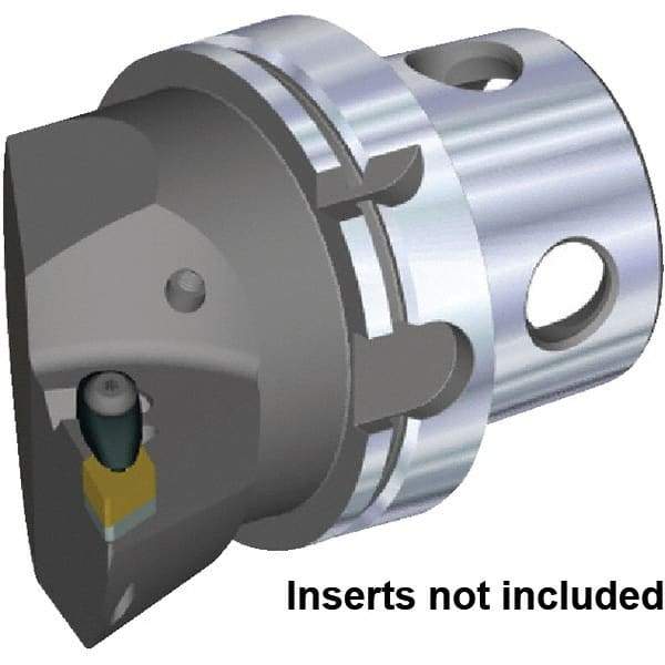 Kennametal - Right Hand Cut, Size KM50TS, DN.. 1506.. & DN.. 442 Insert Compatiblity, Internal or External Modular Turning & Profiling Cutting Unit Head - 35mm Ctr to Cutting Edge, 50mm Head Length, Through Coolant, Series Kenclamp - USA Tool & Supply