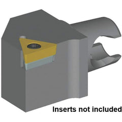 Kennametal - Right Hand Cut, Size KM20, TC..16T308 & TC..3252 Insert Compatiblity, External Modular Turning & Profiling Cutting Unit Head - 12.5mm Ctr to Cutting Edge, 25mm Head Length, Series KM Micro - USA Tool & Supply