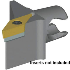 Kennametal - Right Hand Cut, Size KM25, VB..110304 & VB..221 Insert Compatiblity, External Modular Turning & Profiling Cutting Unit Head - 16mm Ctr to Cutting Edge, 30mm Head Length, Series KM Micro - USA Tool & Supply