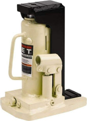 Jet - 2 Ton Capacity Toe Jack - 9-1/4" to 13-3/4" High, 4-15/16" Long x 7" Wide Base - USA Tool & Supply