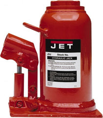 Jet - Manual Bottle, Screw, Ratchet & Hydraulic Jacks Type: Hydraulic Bottle Jack Load Capacity (Ton): 17-1/2 (Inch) - USA Tool & Supply