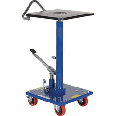 Vestil - 300 Lb Capacity Hydraulic Post Table - 31" to 49" Lift Height, 16" Platform Length x 16" Platform Width - USA Tool & Supply
