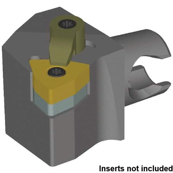 Kennametal - Right Hand Cut, Size KM20, WN.. 0804.. & WN.. 432 Insert Compatiblity, External Modular Turning & Profiling Cutting Unit Head - 12.5mm Ctr to Cutting Edge, 25mm Head Length, Series Kenloc - USA Tool & Supply