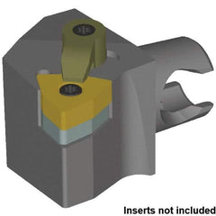 Kennametal - Left Hand Cut, Size KM20, WN.. 0804.. & WN.. 432 Insert Compatiblity, External Modular Turning & Profiling Cutting Unit Head - 12.5mm Ctr to Cutting Edge, 25mm Head Length, Series Kenloc - USA Tool & Supply