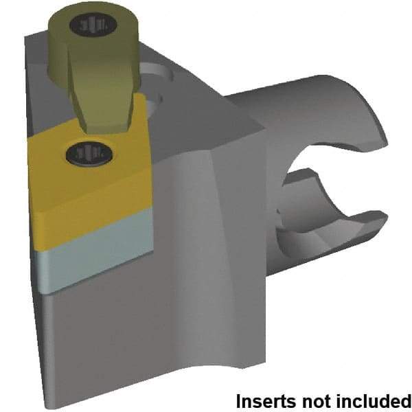 Kennametal - Left Hand Cut, Size KM20, DN.. 1506.. & DN.. 442 Insert Compatiblity, External Modular Turning & Profiling Cutting Unit Head - 12.5mm Ctr to Cutting Edge, 25mm Head Length, Series Kenloc - USA Tool & Supply