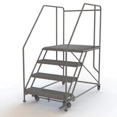 TRI-ARC - Rolling & Wall Mounted Ladders & Platforms Type: Rolling Work Platform Style: Steel Work Platform - USA Tool & Supply