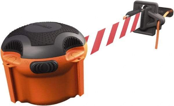 PRO-SAFE - 7-11/16" Wide x 5" High Barricade Tape Dispenser - 1.97 Lb, Orange - USA Tool & Supply