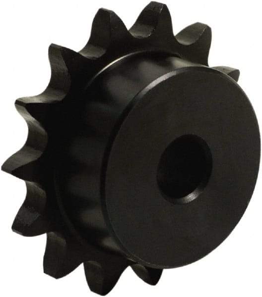 Tritan - 17 Teeth, 3/4" Chain Pitch, Chain Size 60, Plain Bore Sprocket - 3/4" Bore Diam, 4.082" Pitch Diam, 4.449" Outside Diam - USA Tool & Supply