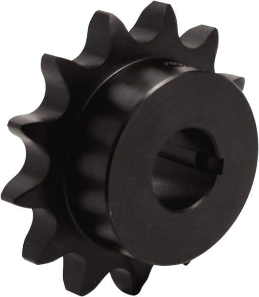 Tritan - 16 Teeth, 5/8" Chain Pitch, Chain Size 50, Finished Bore Sprocket - 3.204" Pitch Diam, 3-1/2" Outside Diam - USA Tool & Supply