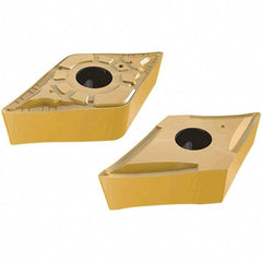 Iscar - TPMR221 FTF Grade IC20N Carbide Turning Insert - Uncoated, 60° Triangle, 6.35mm Inscr Circle, 3.18mm Thick, 0.4mm Corner Radius - USA Tool & Supply