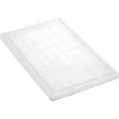 Quantum Storage - Tote & Storage Container Lids Color: Clear - USA Tool & Supply