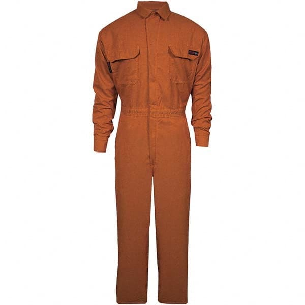 National Safety Apparel - Size 2XL Orange HRC 2 Flame Resistant/Retardant Coveralls - Exact Industrial Supply