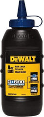 DeWALT - 8 oz Container Chalk Refill - Blue - USA Tool & Supply