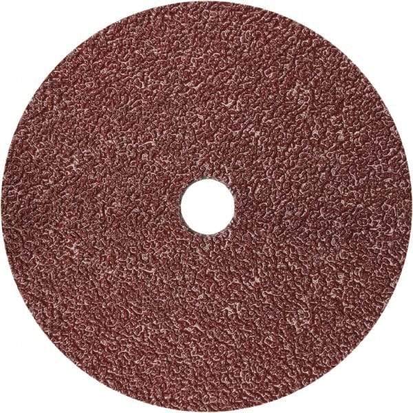 3M - 4-1/2" Diam 7/8" Hole 36+ Grit Fiber Disc - Ceramic, 13,300 Max RPM, Series 782C - USA Tool & Supply