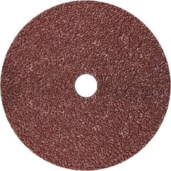 3M - 4-1/2" Diam 7/8" Hole 36+ Grit Fiber Disc - Ceramic, 13,300 Max RPM, Series 782C - USA Tool & Supply