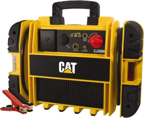 Cat - 12 Volt Commercial Jump Starter/Charger - 1,000 Amps, 2,000 Peak Amps - USA Tool & Supply