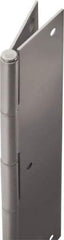 Stanley - 84" Long x 5" Wide, 21" Knuckle, Steel Continuous Hinge - 0.075" Thick, With Holes - USA Tool & Supply