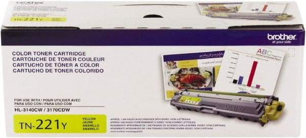 Brother - Yellow Toner Cartridge - Use with Brother HL-310CW, 3170CW, 3180CDW, MFC-9130CW, 9330CDW, 9340CW - USA Tool & Supply