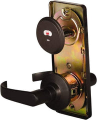 Stanley - Grade 2 Passage Lever Lockset - 2-3/4" Back Set, Keyless Cylinder, Brass Alloy, Oil Rubbed Bronze Finish - USA Tool & Supply