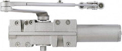 Stanley - 11-1/4" Closer Body Length, Multi-Size Closer Manual Damper - Painted Aluminum Finish, Reversible - USA Tool & Supply