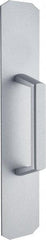 Stanley - Satin Chrome Finish, Zinc Alloy Dummy Pull Trim - Nonhanded, For Hollow, Metal and Wood Doors - USA Tool & Supply