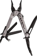 Gerber - 14 Piece, Center Drive Multi-Tool Set - Stainless Steel, 4-45/64" Closed Length - USA Tool & Supply