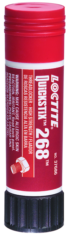 268 Red High Strength Permanent Threadlocker - 19 gm - USA Tool & Supply