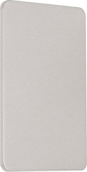 Precision - 15" OAL Nonhanded Flatbar - 32 to 36" Door Width, Satin Stainless Steel Finish, Grade 1, 2100 Series - USA Tool & Supply