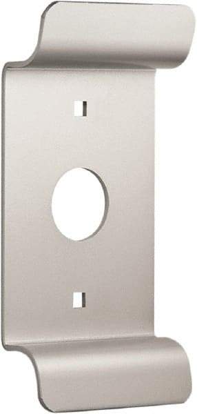 Precision - 8" OAL Nonhanded Flatbar - 32 to 36" Door Width, Painted Aluminum Finish, Grade 1, Stanley Commercial Hardware - USA Tool & Supply