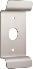 Precision - 8" OAL Nonhanded Flatbar - 32 to 36" Door Width, Painted Aluminum Finish, Grade 1, Stanley Commercial Hardware - USA Tool & Supply