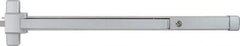 Precision - 48" OAL Nonhanded Flatbar - 32 to 48" Door Width, Painted Aluminum Finish, Grade 1, Stanley Commercial Hardware - USA Tool & Supply