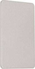 Precision - 4" OAL Nonhanded Flatbar - 32 to 36" Door Width, Painted Aluminum Finish, Grade 1, Reliant Series - USA Tool & Supply