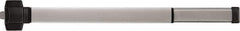 Precision - 48" OAL Right Hand Reverse Fire Rated Flatbar - 32 to 36" Door Width, Painted Aluminum Finish, Grade 1, Reliant Series - USA Tool & Supply