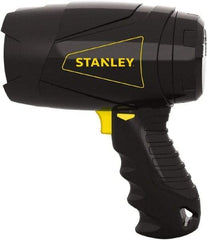 Stanley - Black Halogen Spotlight - 400 Lumens, 6 Volt, 3 Watt - USA Tool & Supply