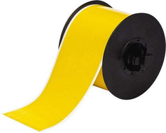 Brady - 3" Wide x 1,200" Long, Yellow Vinyl Tape - For BBP30 Label Printer, BBP33 Label Printer, BBP35 Multicolor Sign & Label Printer, BBP37 Color & Cut Sign & Label Printer, BradyPrinter S3100, BBP31 Sign & Label Printer - USA Tool & Supply