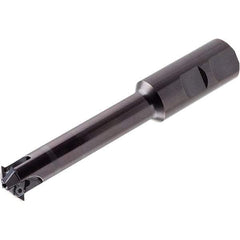 Iscar - 30 Inserts, 80mm Cut Diam, 32mm Arbor Diam, 69mm Max Depth of Cut, Indexable Square-Shoulder Face Mill - 85mm High, XNMU 1306 Insert Compatibility, Through Coolant, Series HeliSlot - USA Tool & Supply