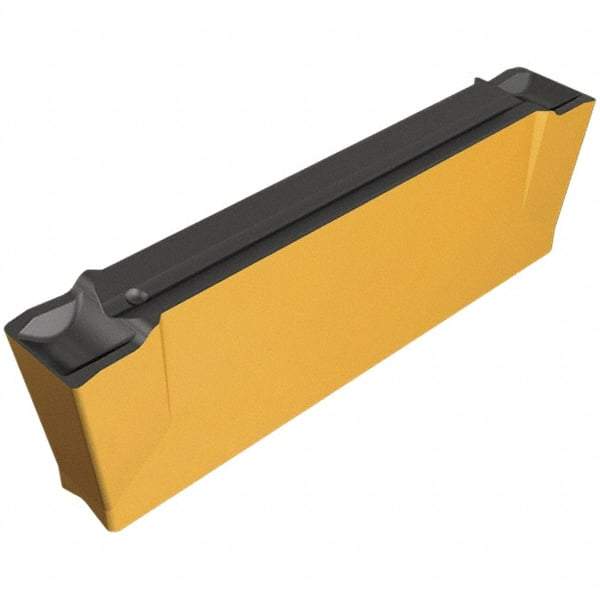 Iscar - DGN2002 Grade IC808, Carbide Cutoff Insert - Neutral Lead Angle, TiAlN/AlTiN/TiN Finish - USA Tool & Supply