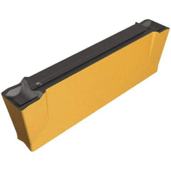 Iscar - DGN2002 Grade IC808, Carbide Cutoff Insert - Neutral Lead Angle, TiAlN/AlTiN/TiN Finish - USA Tool & Supply