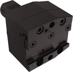 Seco - Tool Block Style 150.10-JETI, 20mm Blade Height, 96mm OAL, 66mm OAH, Indexable Cutoff Blade Tool Block - 30mm Shank Width, Through Coolant - USA Tool & Supply