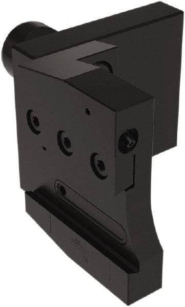 Seco - Tool Block Style 150.10-JETI, 25mm Blade Height, 134.5mm OAL, 78mm OAH, Indexable Cutoff Blade Tool Block - 30mm Shank Width, Through Coolant - USA Tool & Supply